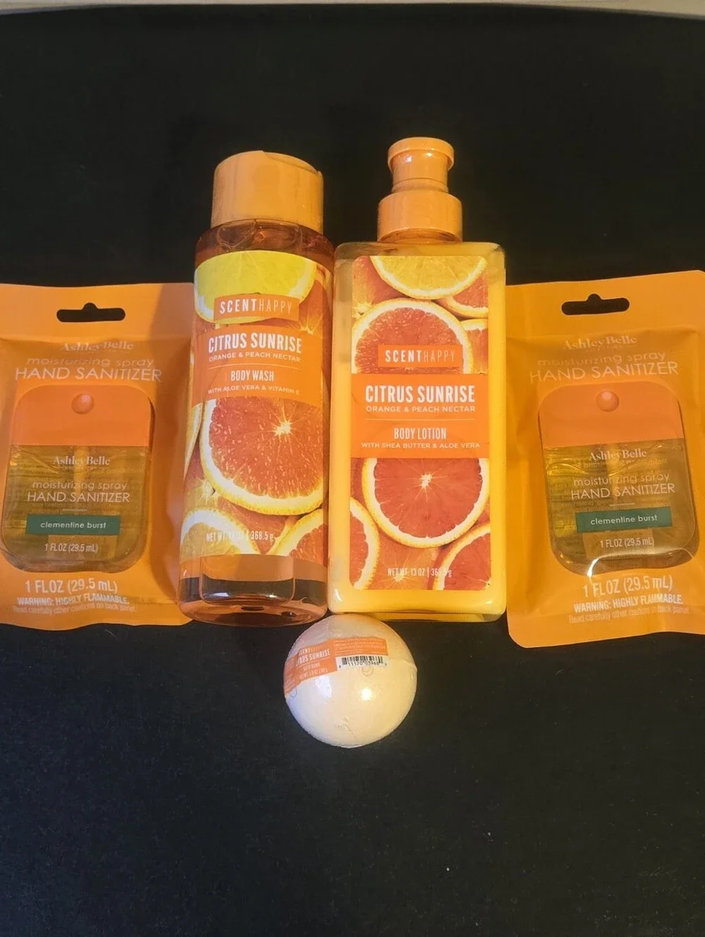 Citrus Sunrise Body Wash & Lotion Set - Orange